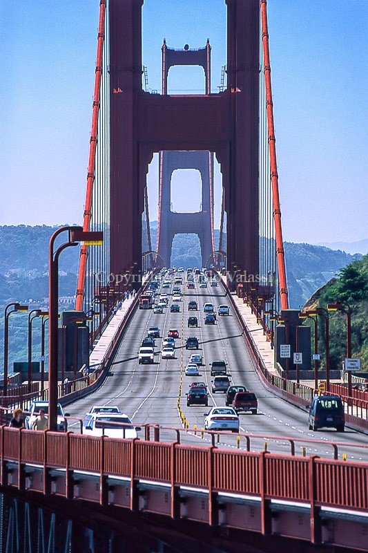 San Francisco - Golden Gate Bridge from Dana Bowers Memorial Vista Point