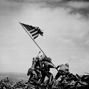 Iwo Jima - American flag